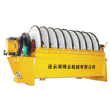 Disc vacuum filter, solid-liquid separation and dehydration equipment, specially designed for tailings in mining environmental protection.